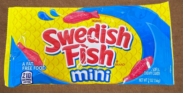 Swedish Fish Minis Soft & Chewy Candy – 2 oz Bag
