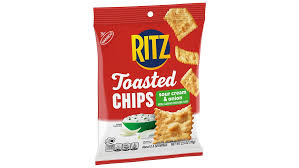 Ritz Toasted Chips Sour Cream & Onion – 2.5 oz Bag