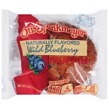 Otis Spunkmeyer Wild Blueberry Muffin – 2.25 oz Individually Wrapped