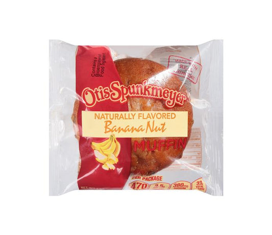 Otis Spunkmeyer Banana Nut Muffin – 2.25 oz Individually Wrapped