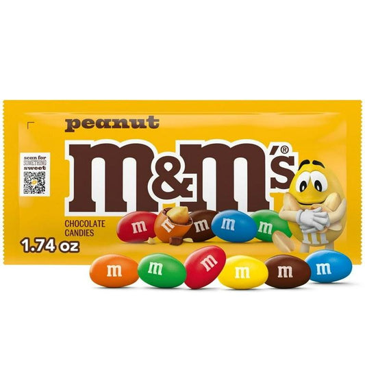 Peanut M&M’s Chocolate Candy – 1.74 oz Pack