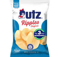Utz Potato Chips - Original Ripples