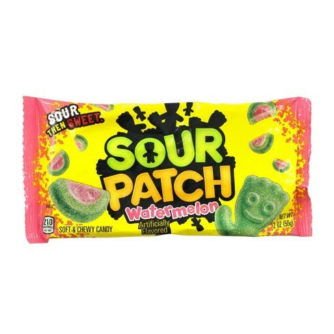 Sour Patch Watermelon Soft & Chewy Candy – 2 oz Bag